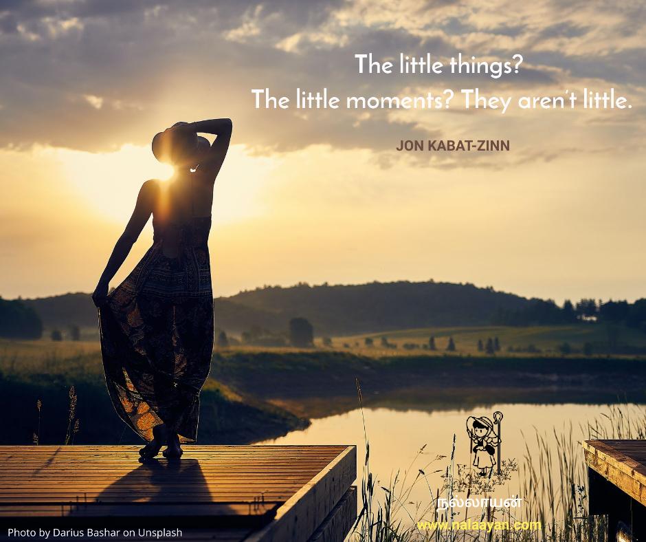 JON KABAT-ZINN About Happiness Little moments