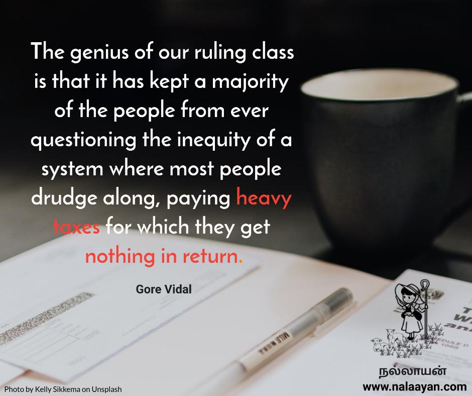 Gore Vidal on Inequality