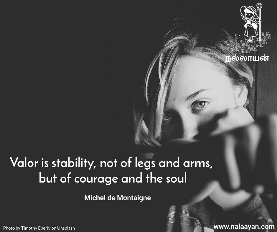 Michel de Montaigne on Valor, Integrity, Courage and Soul
