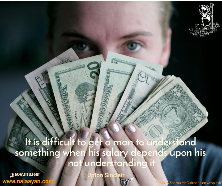 Upton Sinclair on Money and Understanding