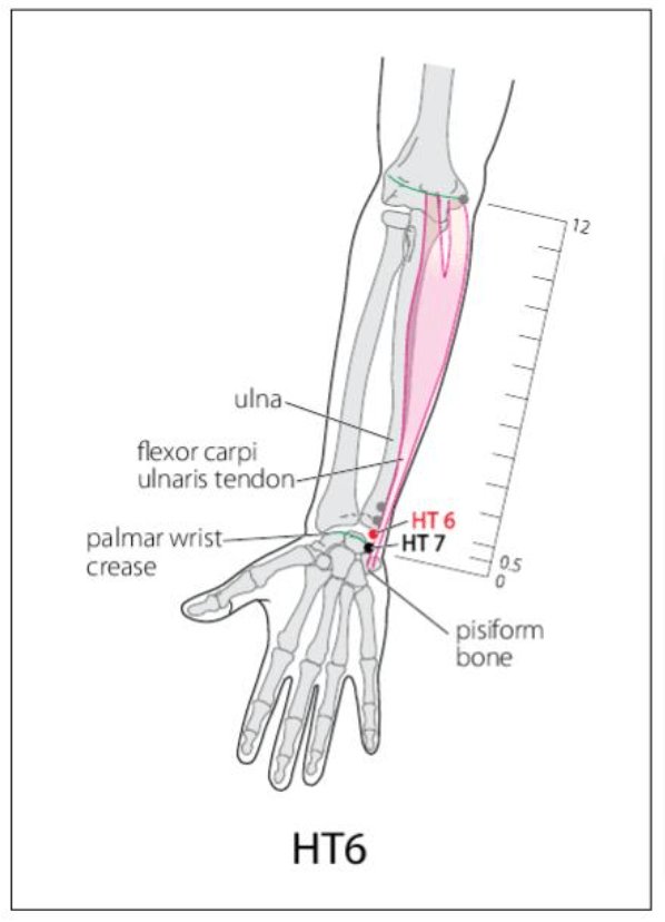 HT 6 Acupuncture Point