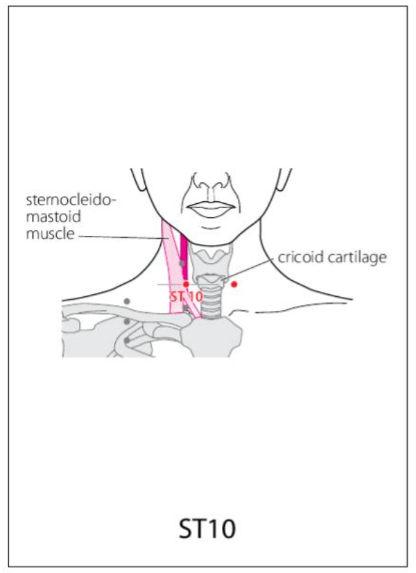 ST 10 Acupuncture Point