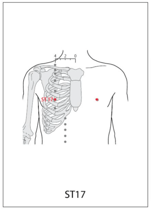 ST 17 Acupuncture Point