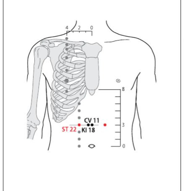 ST 22 Acupuncture Point