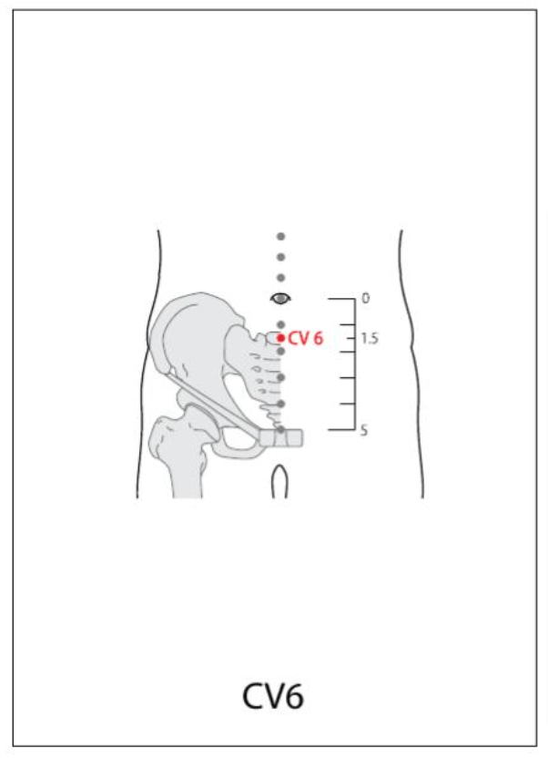 CV 6 Acupuncture Point