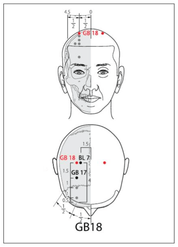 GB 18 Acupuncture Point